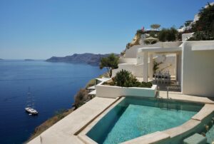 santorini villas