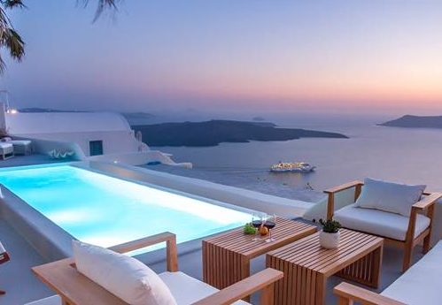 santorini villas