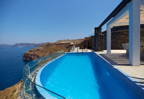 santorini villas