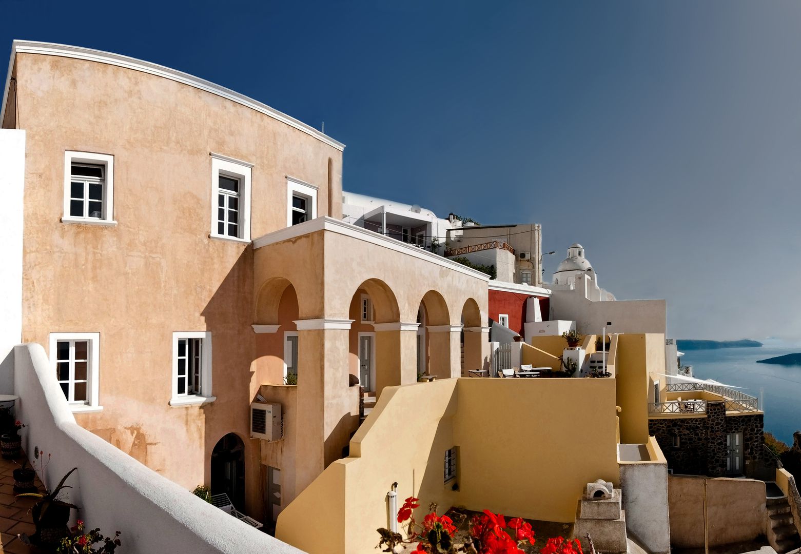 Santorini Villas For Rent Cori Rigas suites Fira 