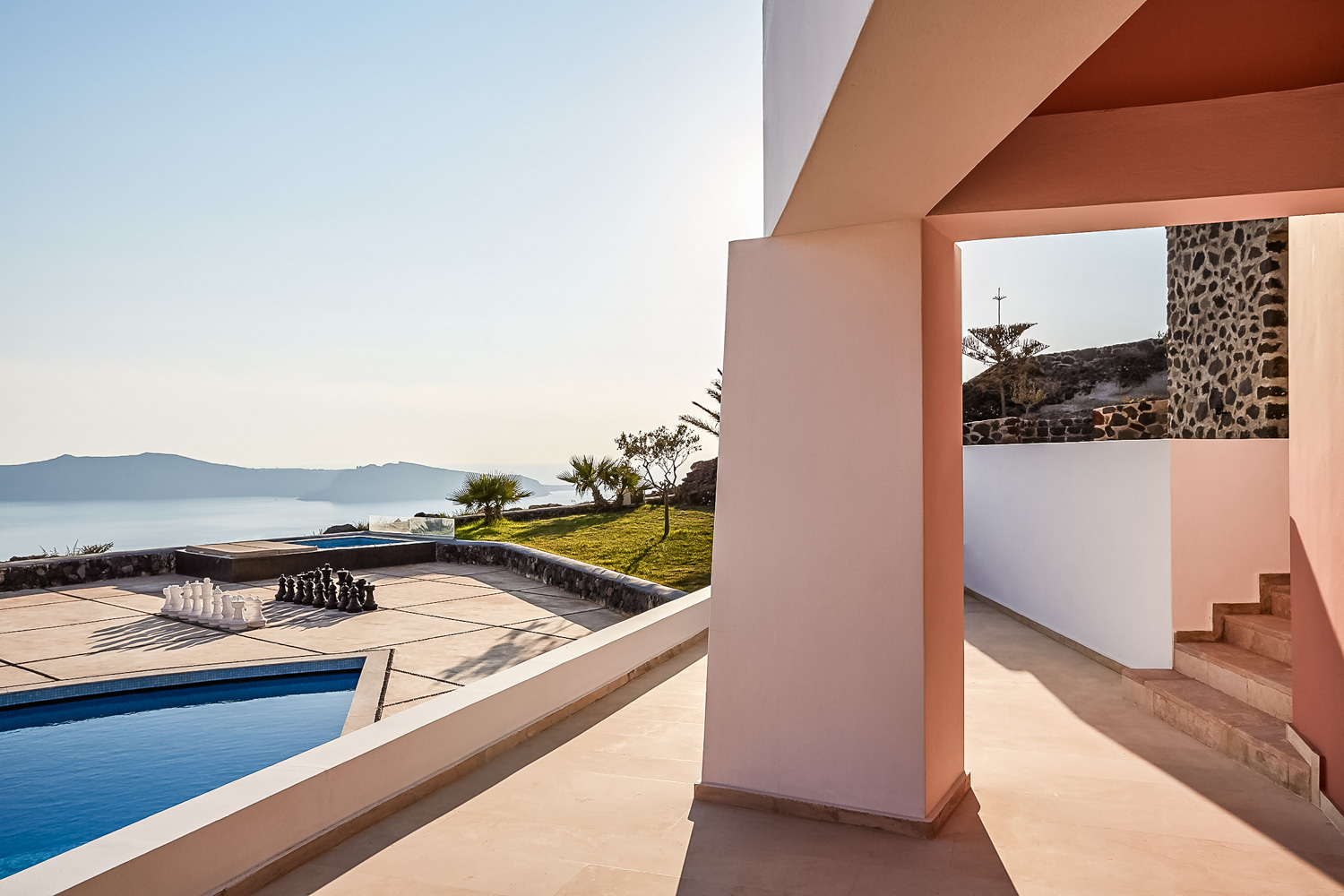 luxury villas santorini private pool