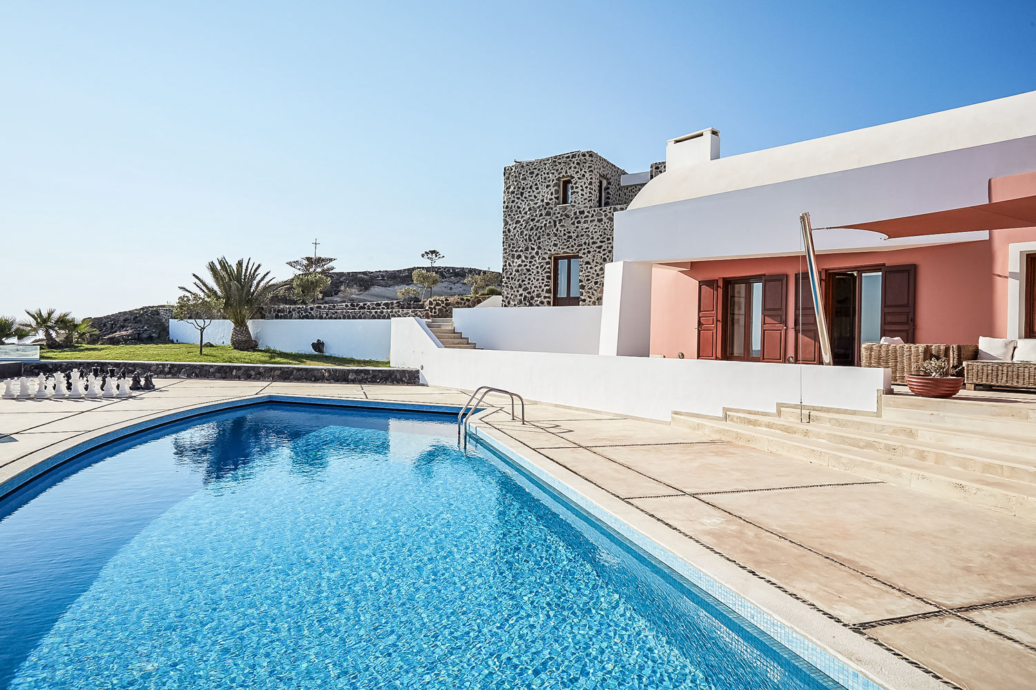 luxury villas santorini private pool
