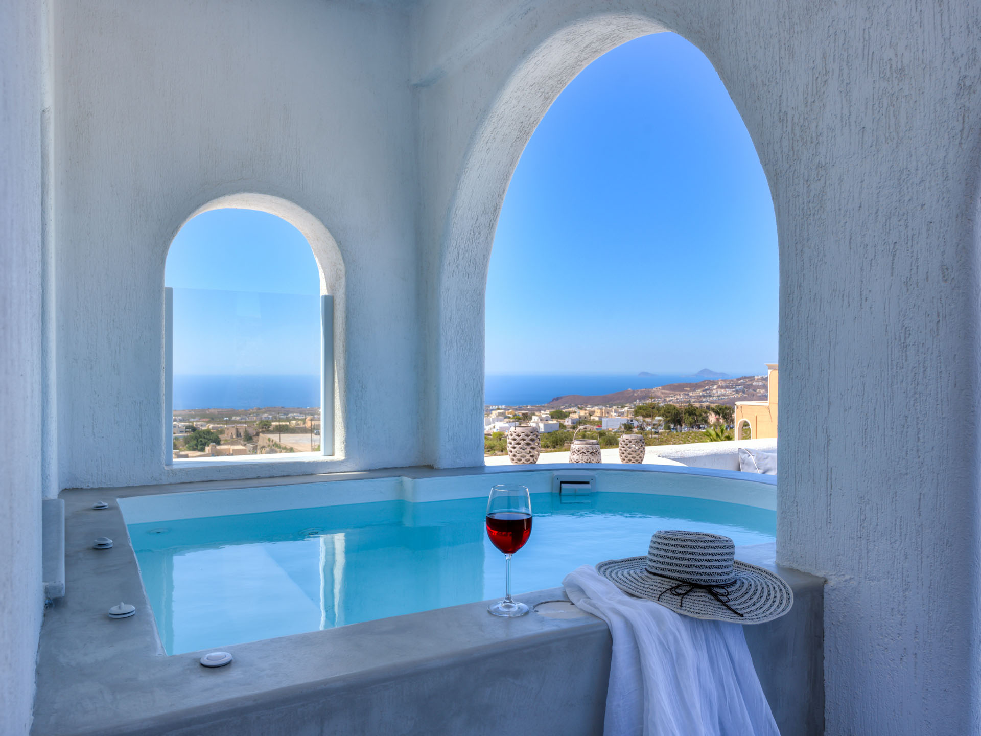 blanca luxury villa santorini