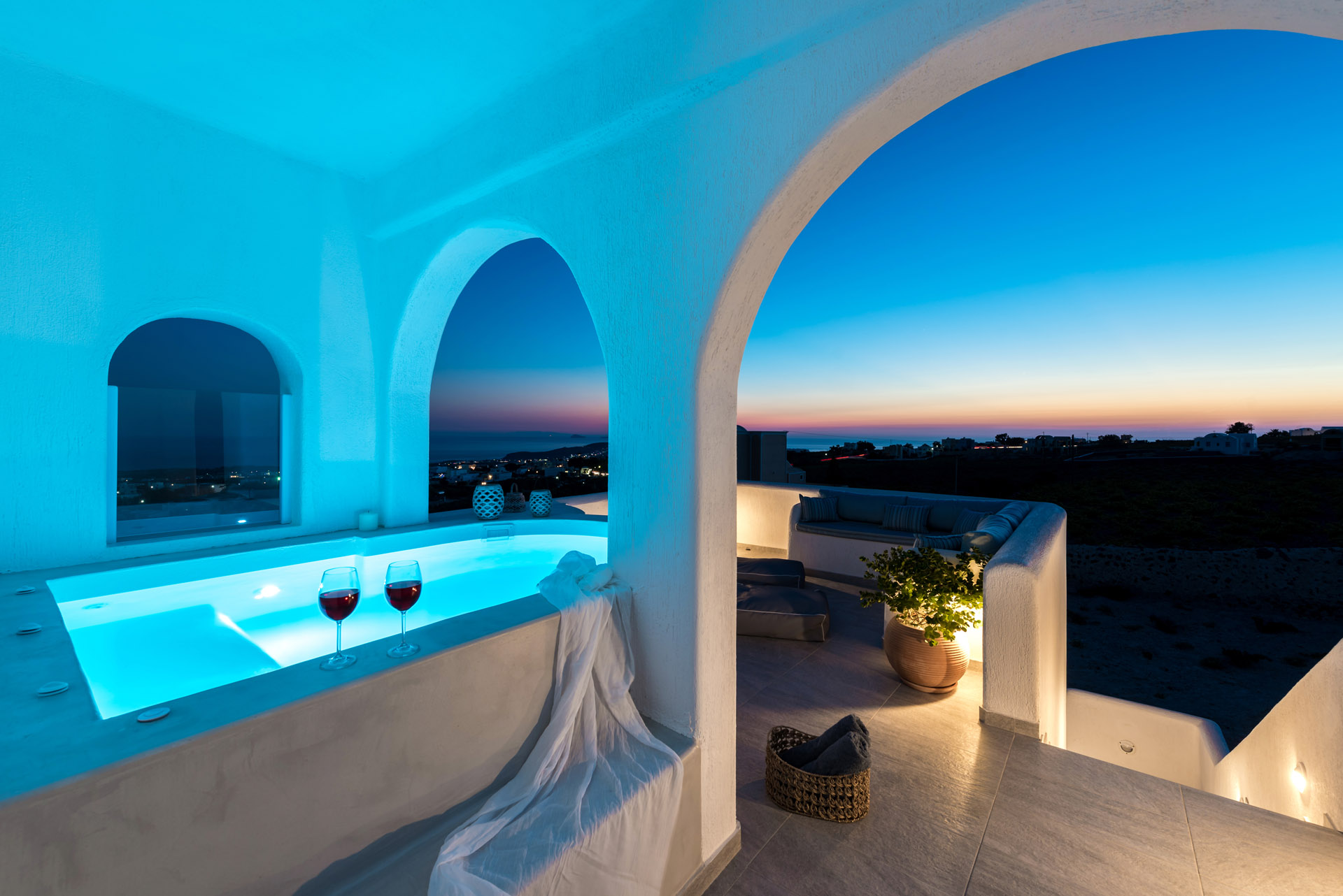 blanca luxury villa santorini