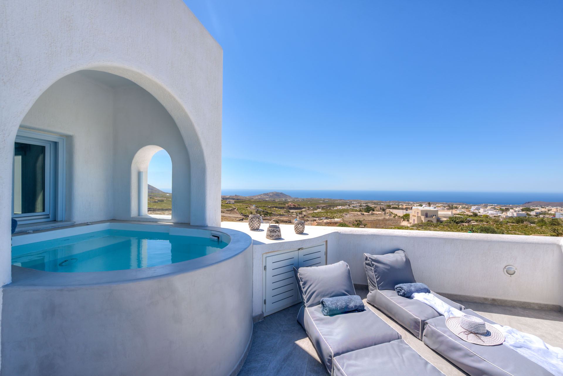 blanca luxury villa santorini