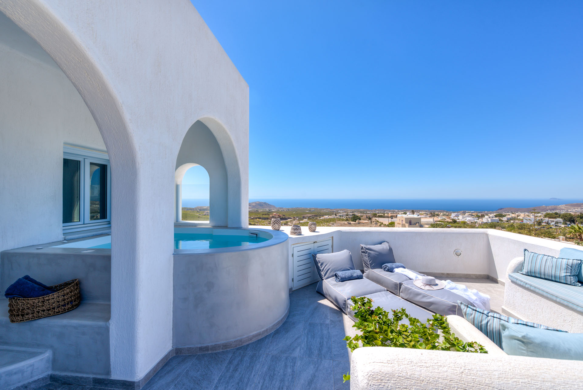 blanca luxury villa santorini