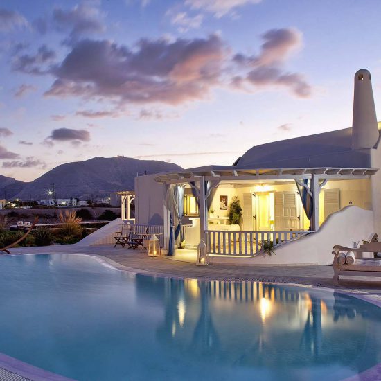 santorini family villas