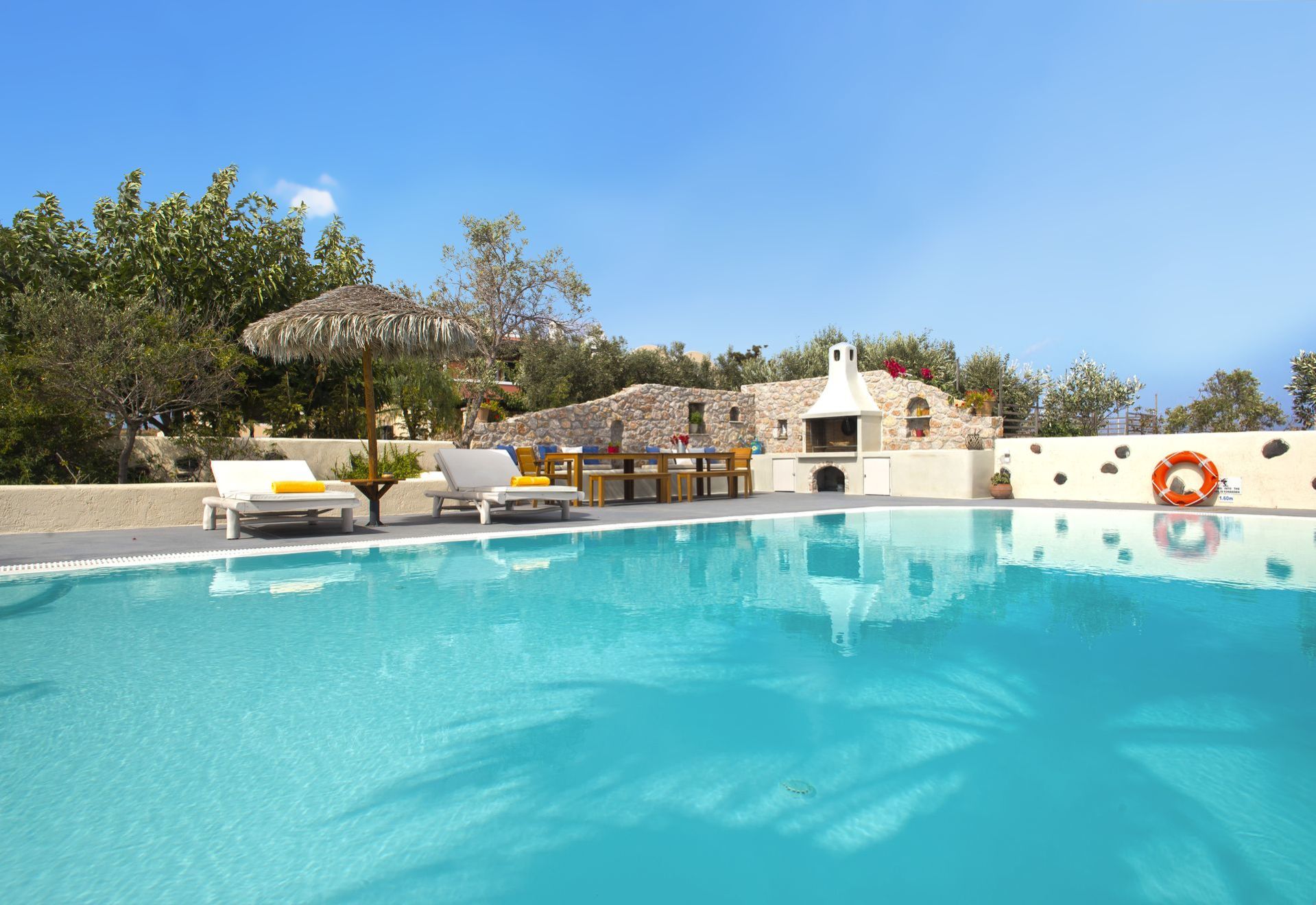 family villa santorini private pool