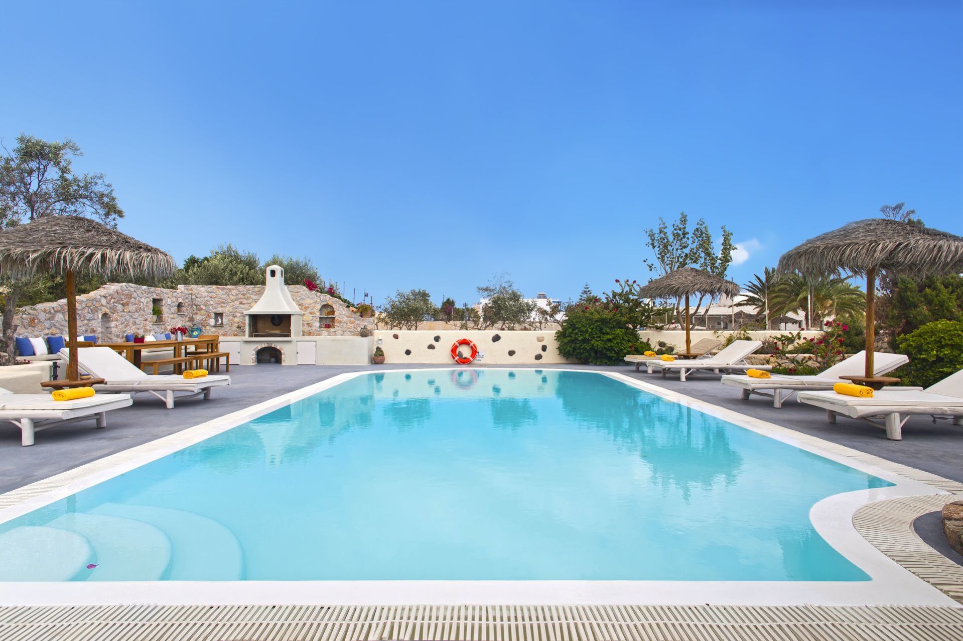 family villa santorini private pool