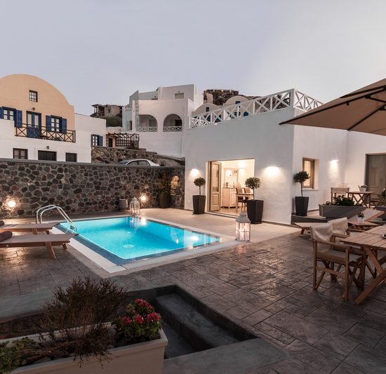 santorini villas