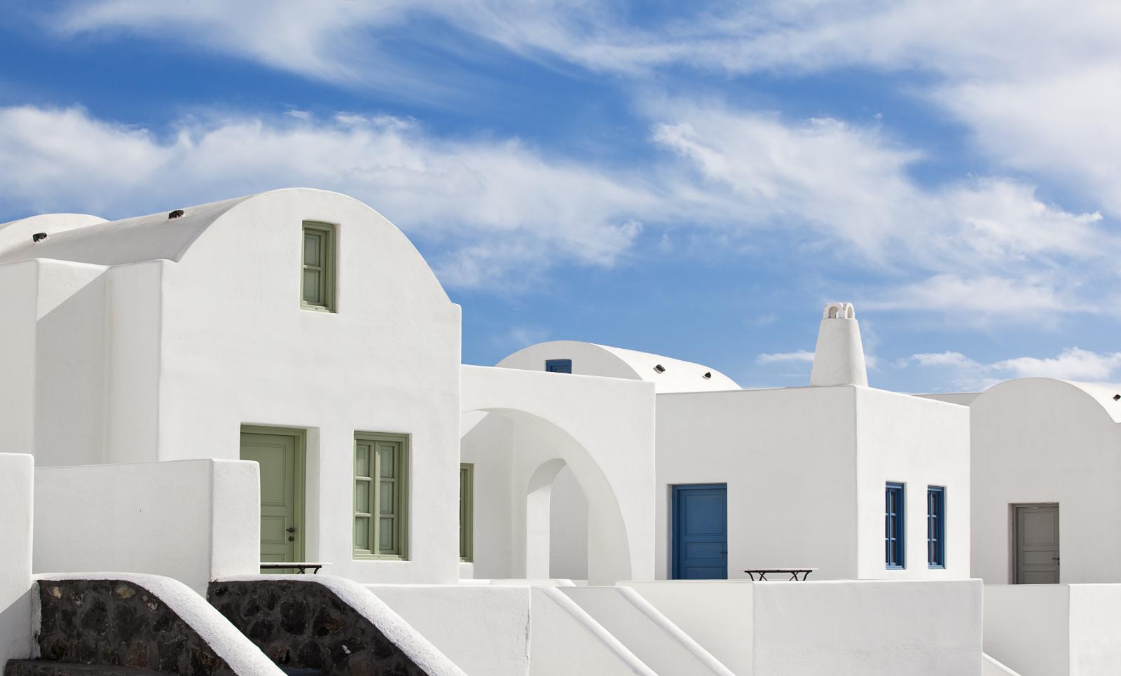 santorini villas caldera view