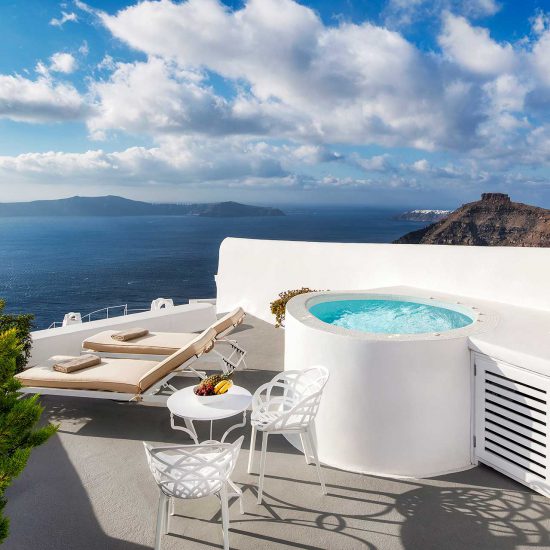 santorini villas