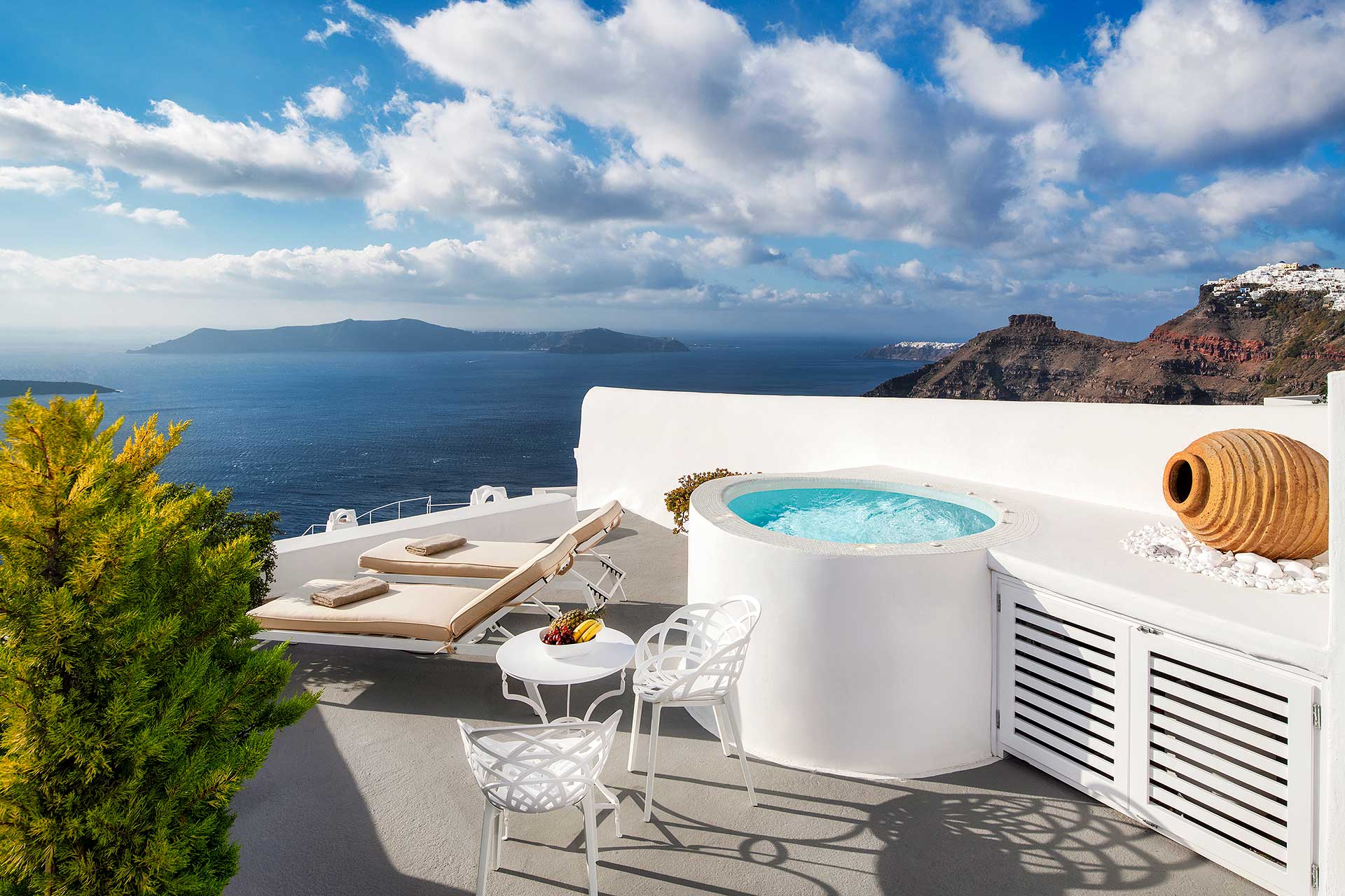 santorini villas