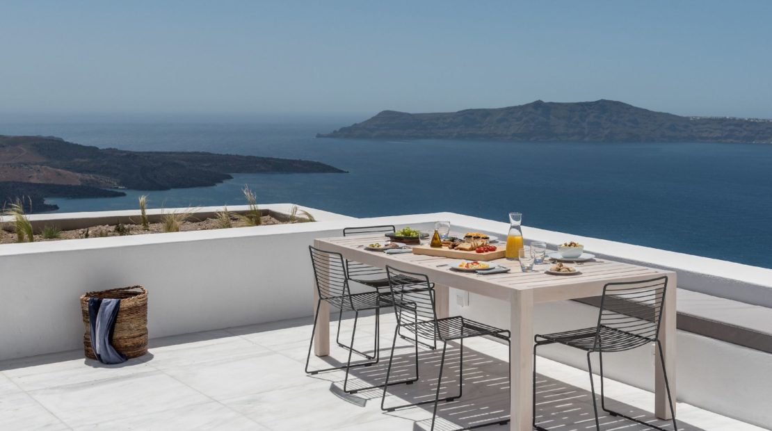 fira villas caldera views