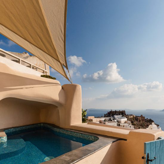 santorini villas