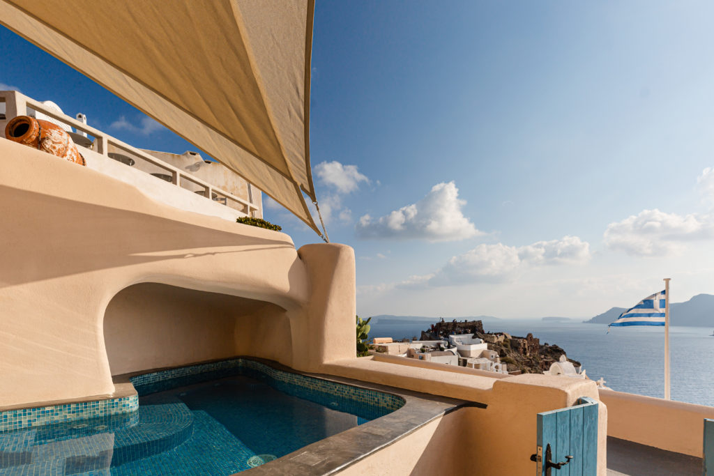 santorini villas