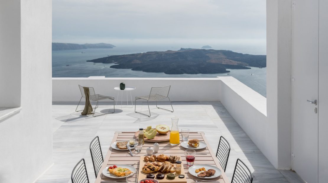 fira villas caldera views