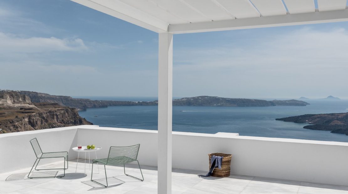 fira villas caldera views