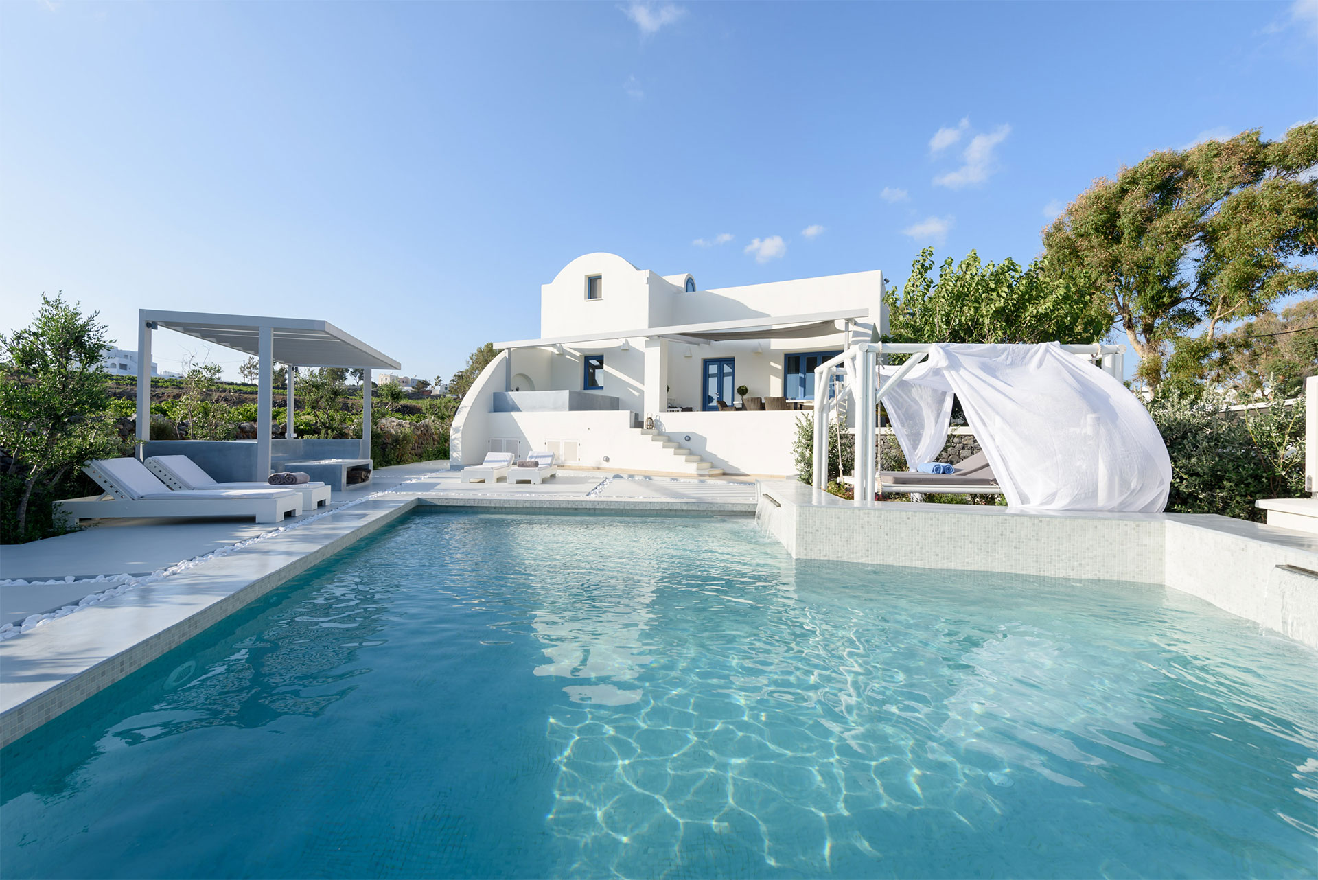 santorini luxury villas