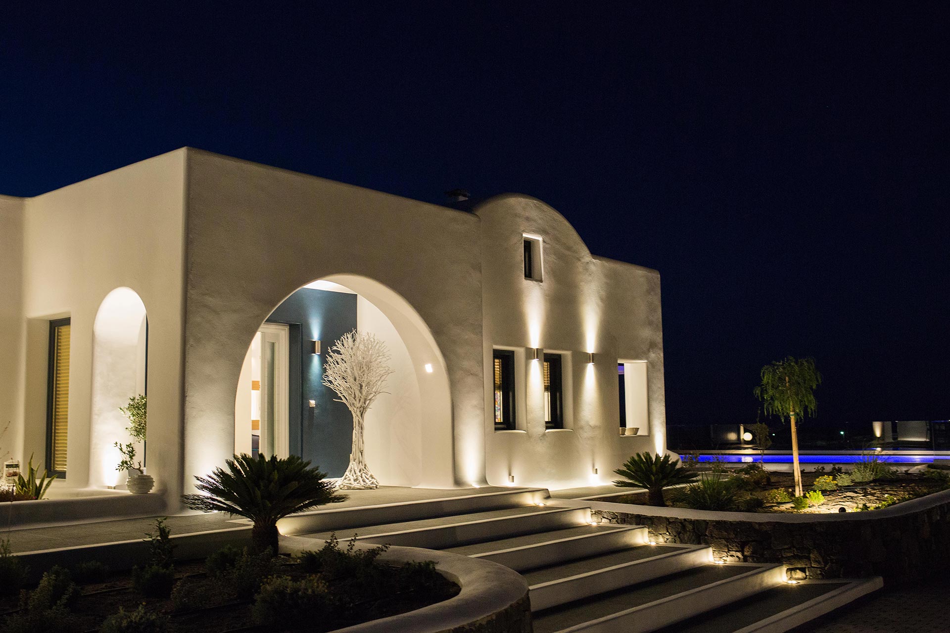 luxury villas fira santorini