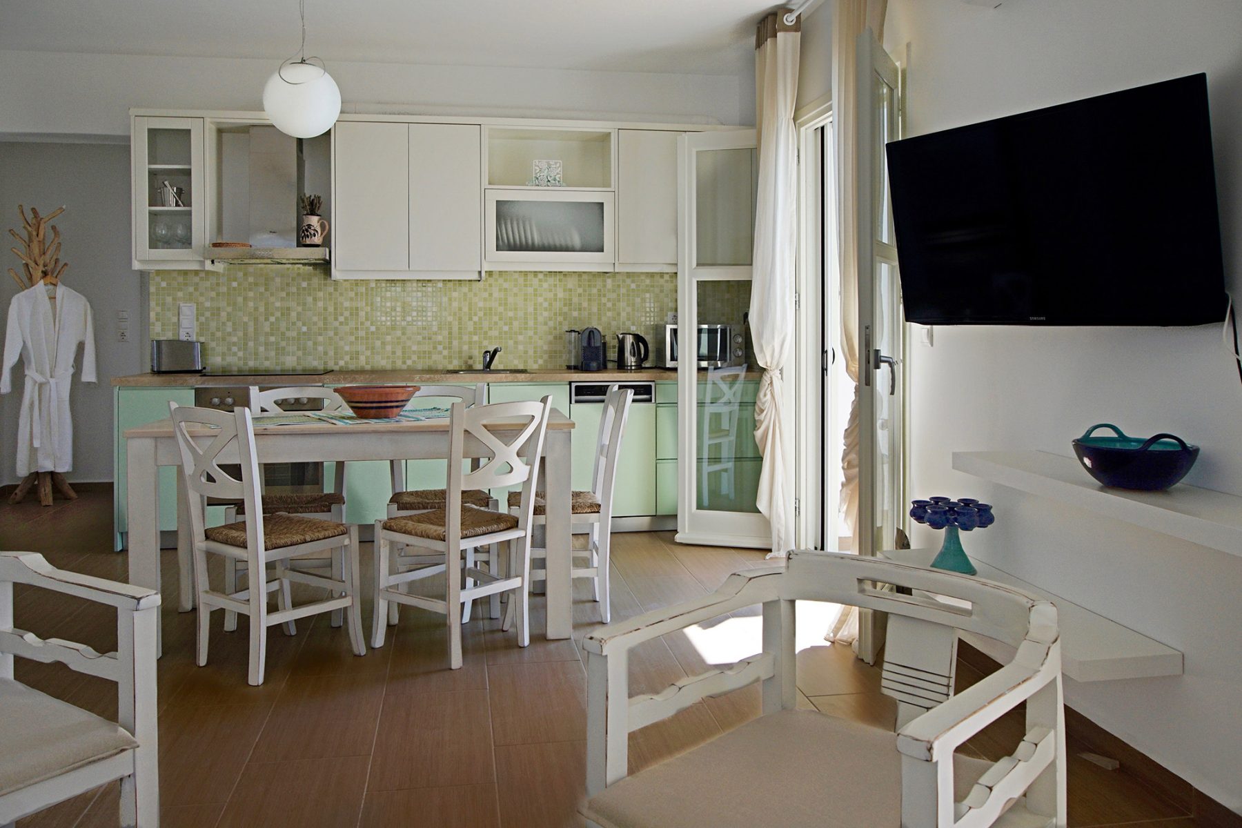 hillside villas naxos kitchen