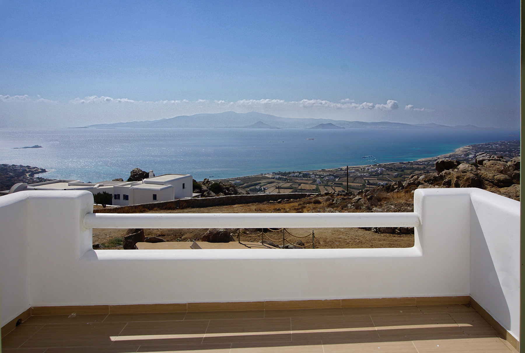 hillside villas naxos views
