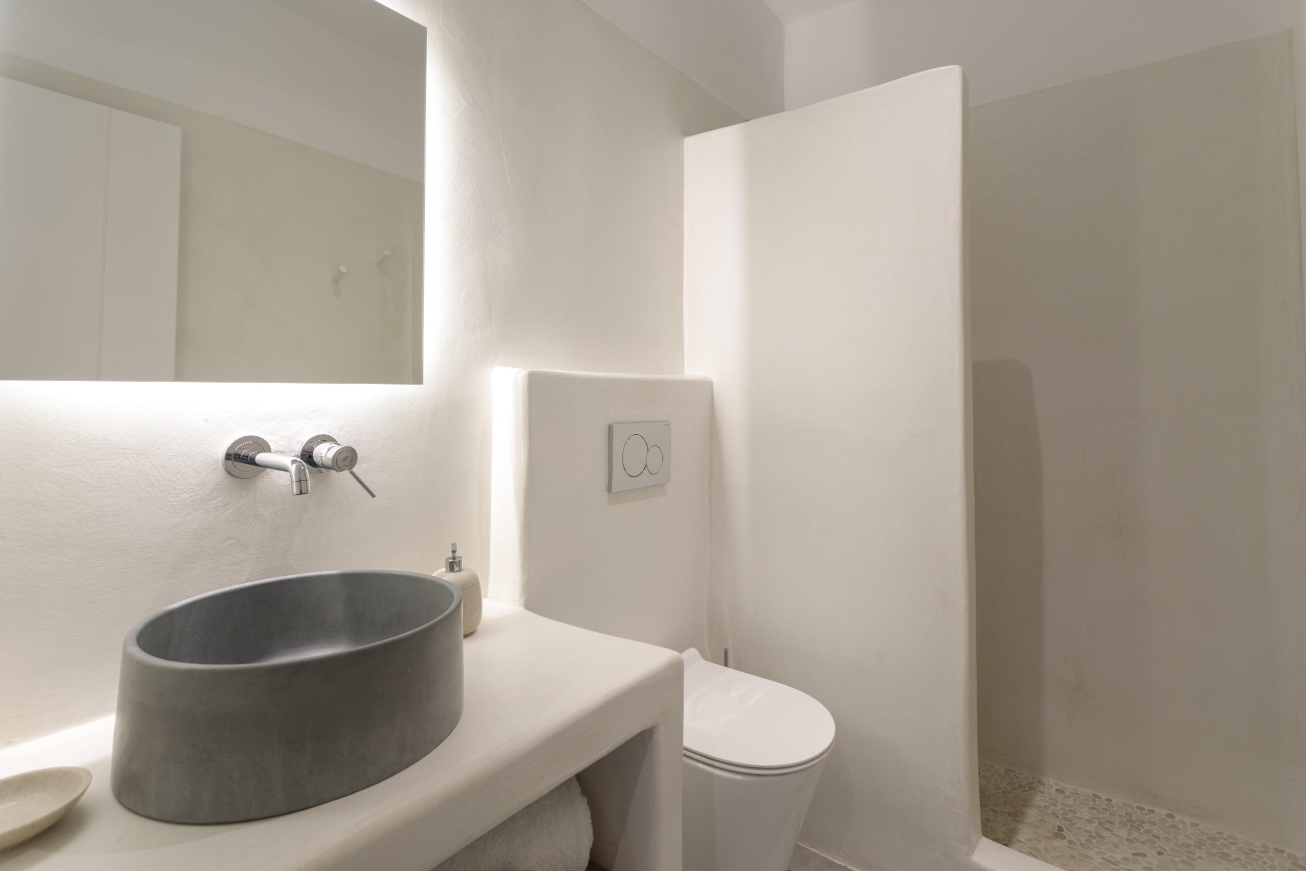 naxos villas shower