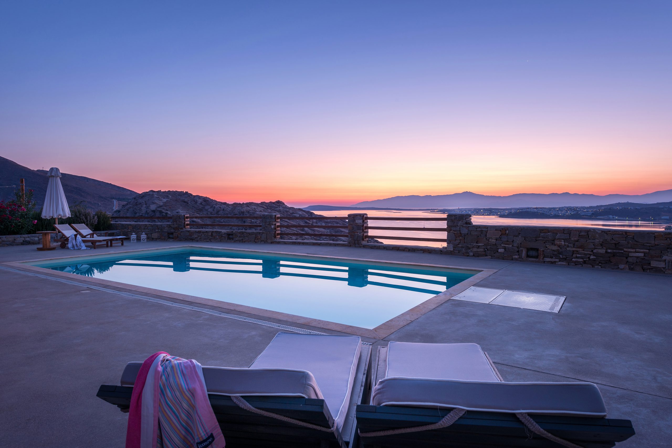 sunset paros villas naoussa