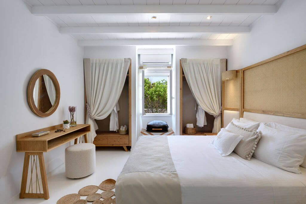 bedrooms luxury paros villas