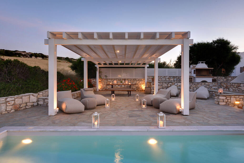 luxury beach villas paros