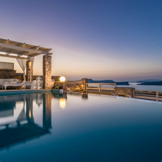 santorini villas 5 bedrooms sunset