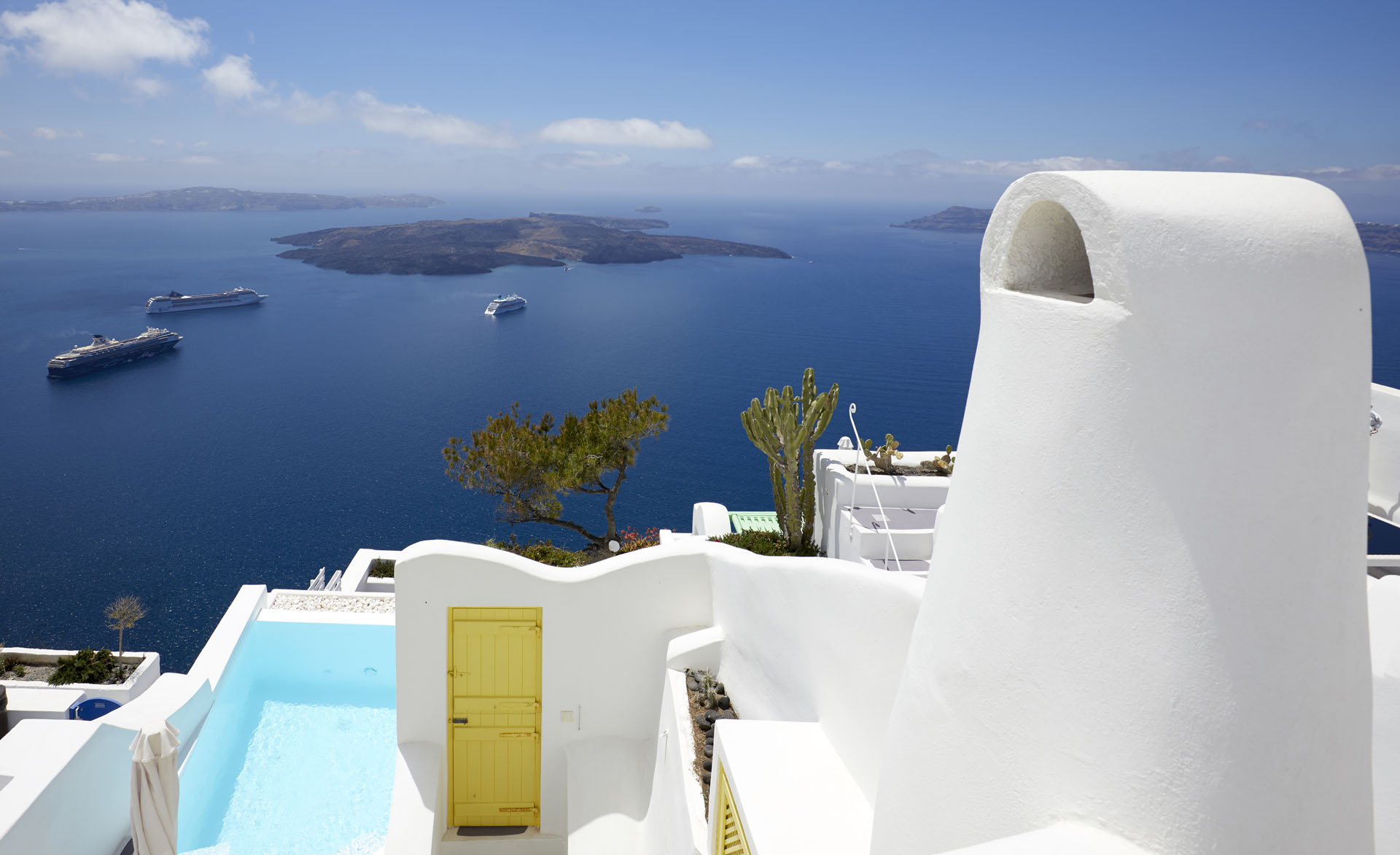 santorini villa rentals