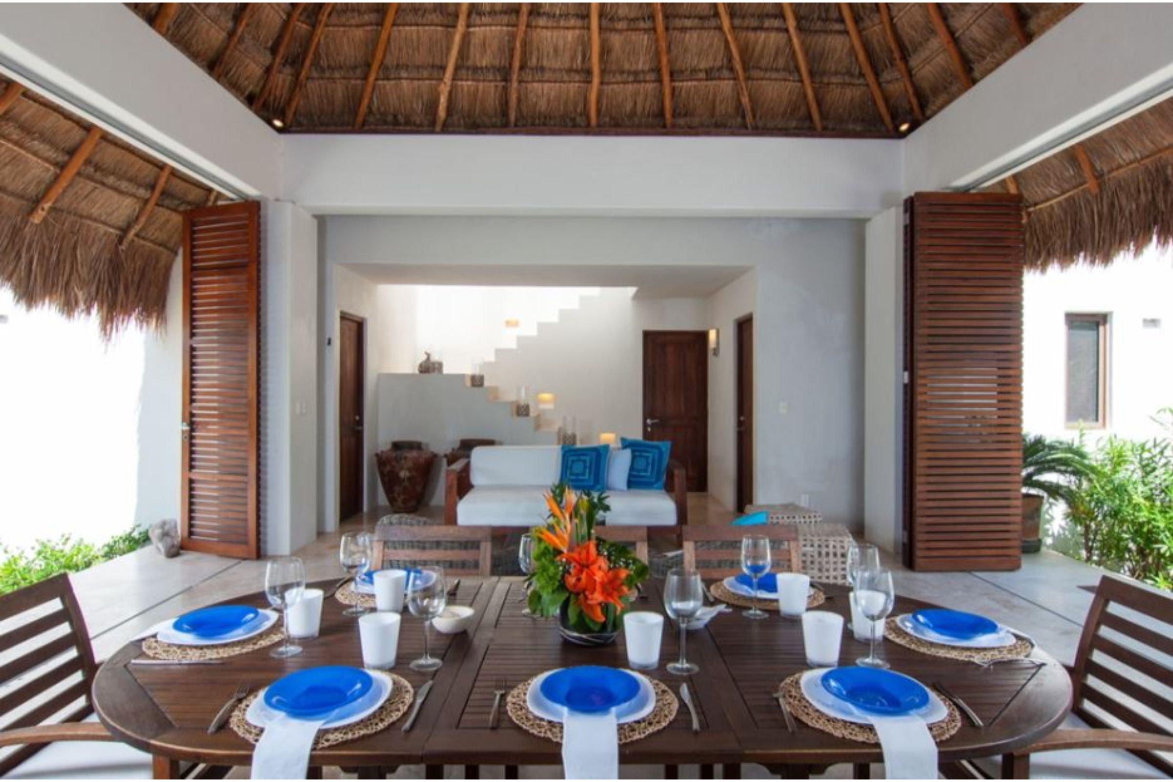 erlina casa tulum dining area