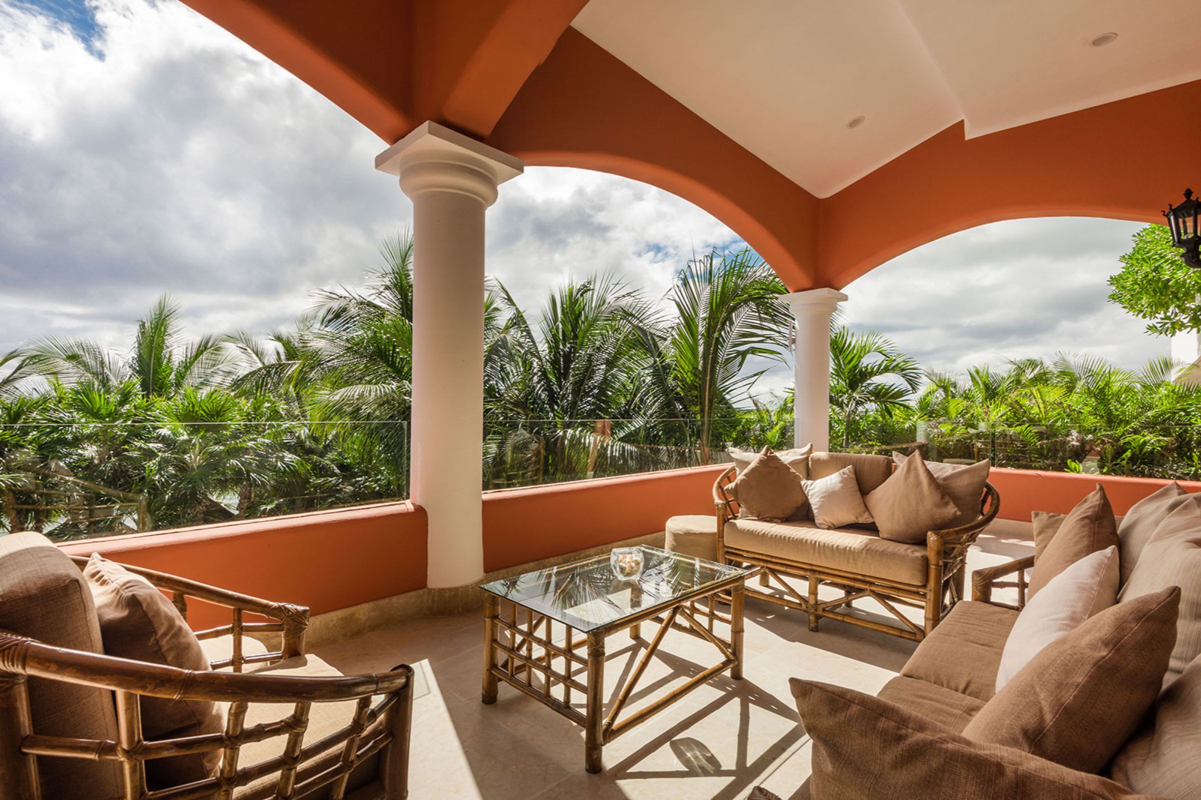 terrace views villas in tulum