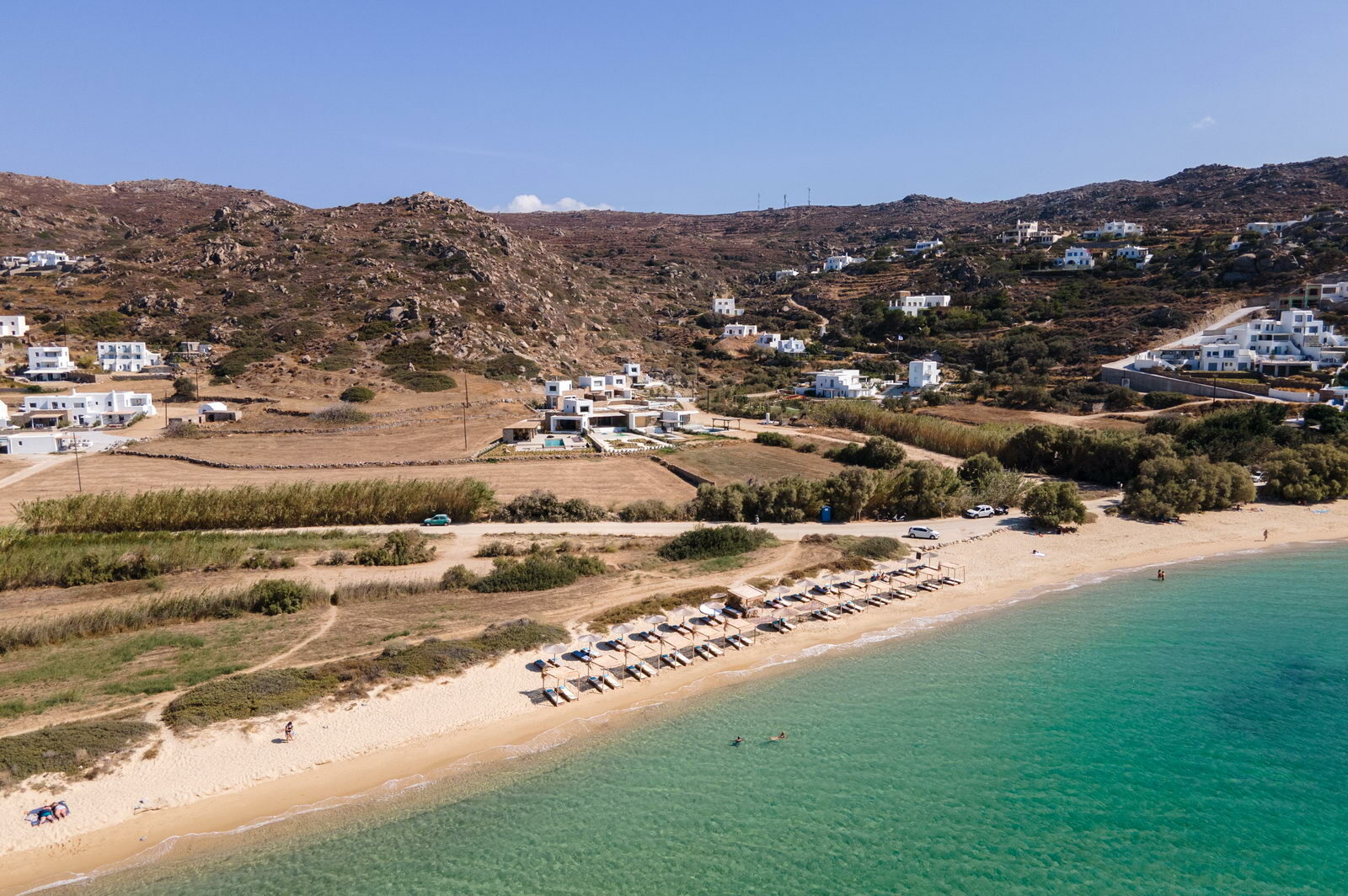 beach villas orkos naxos