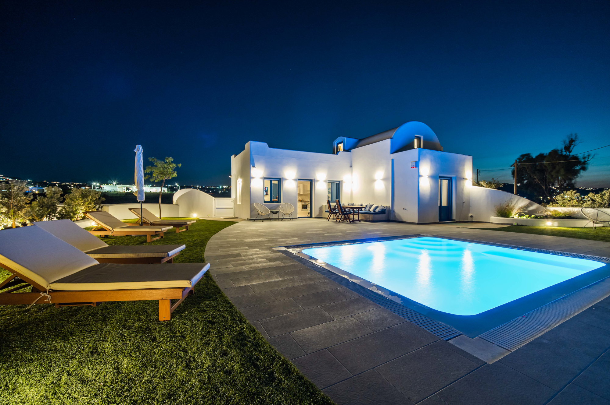 Santorini Villas with pool