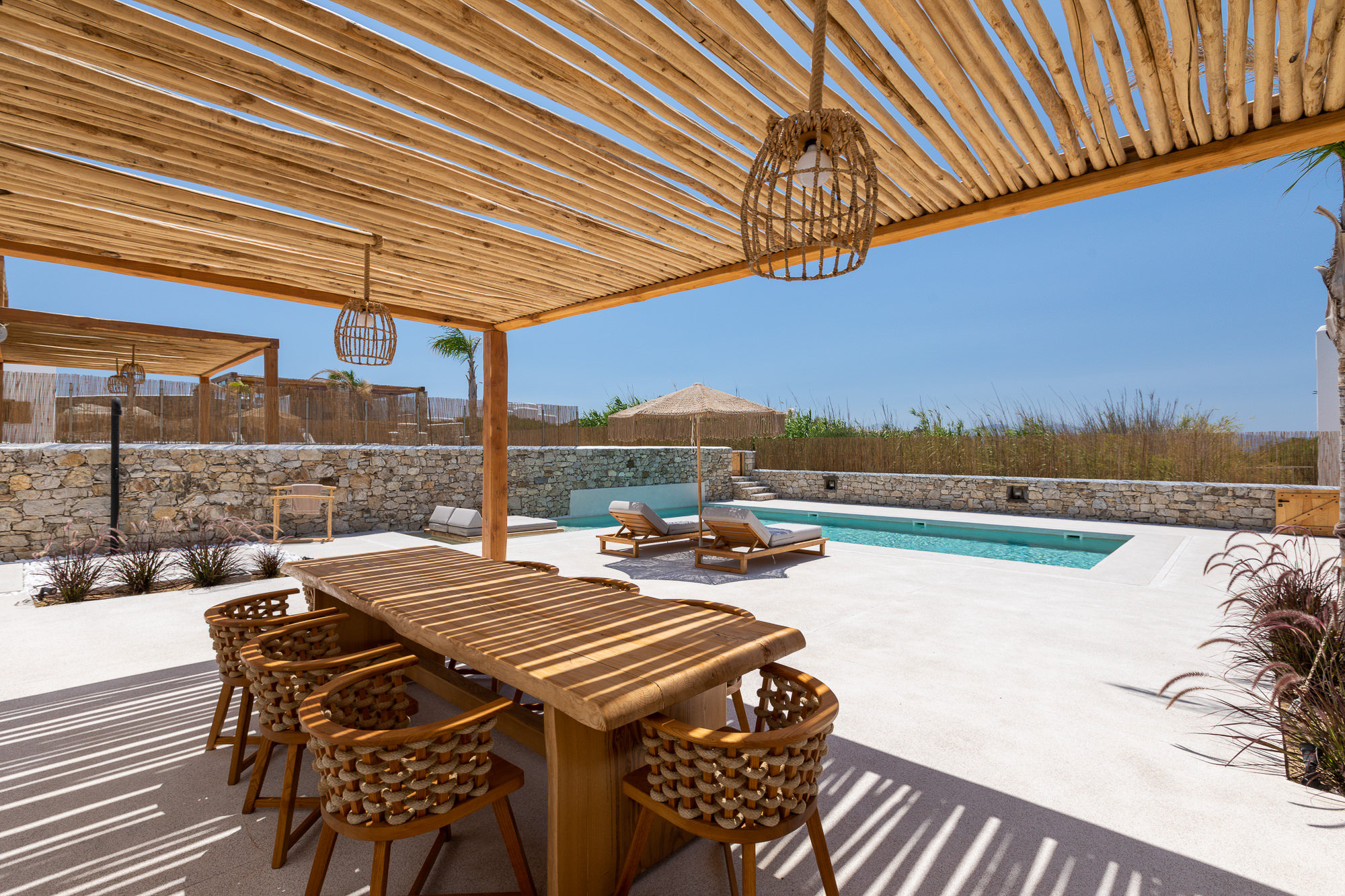 luxury villas naxos greece pool