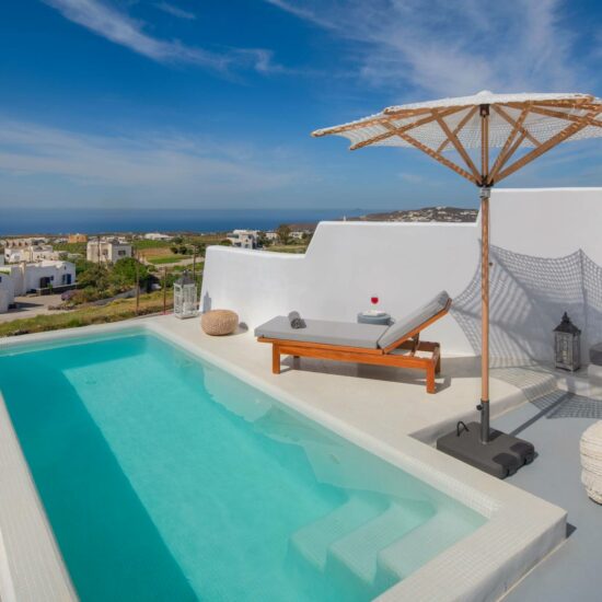 santorini villas private pools