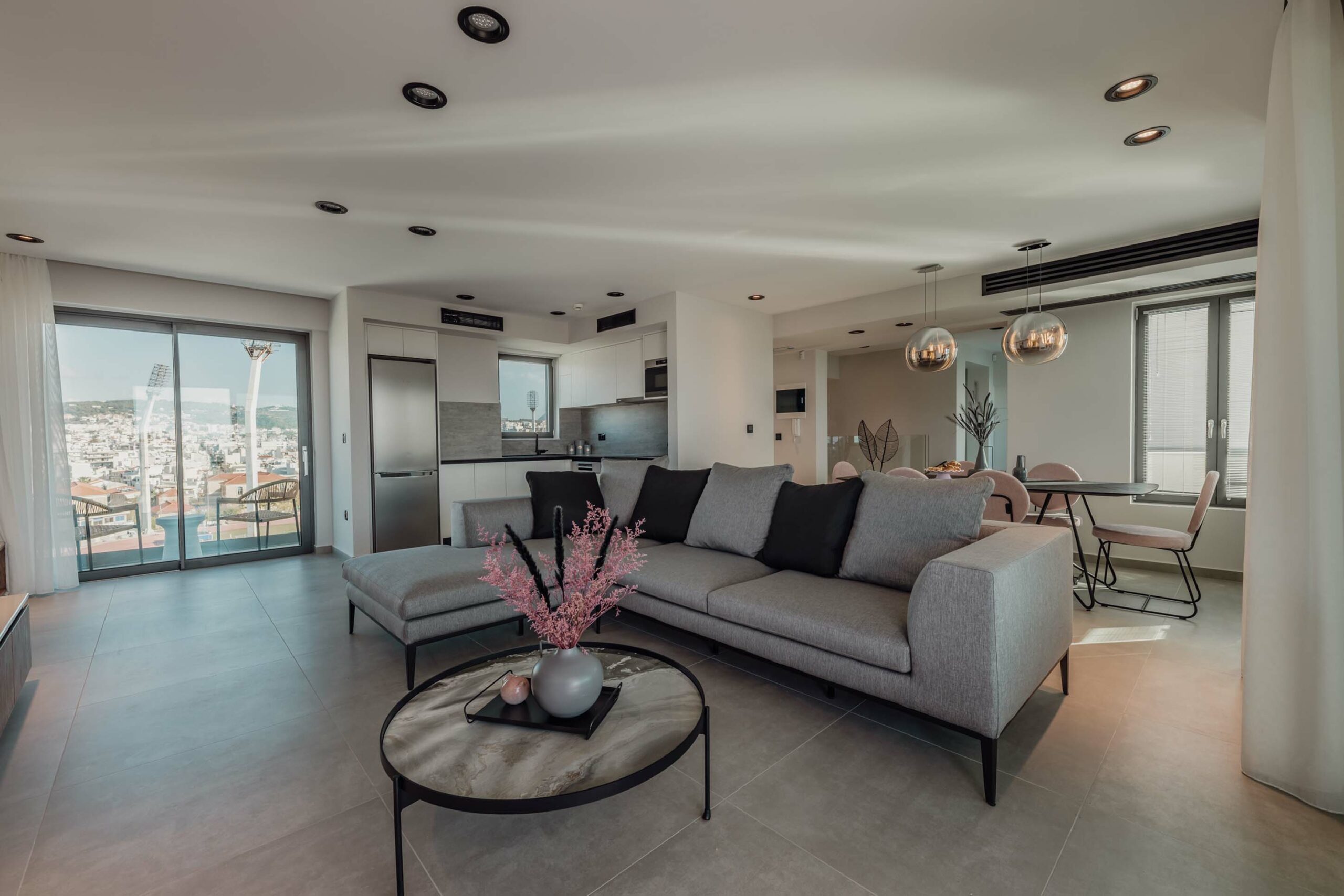 chania luxury penthouse interior