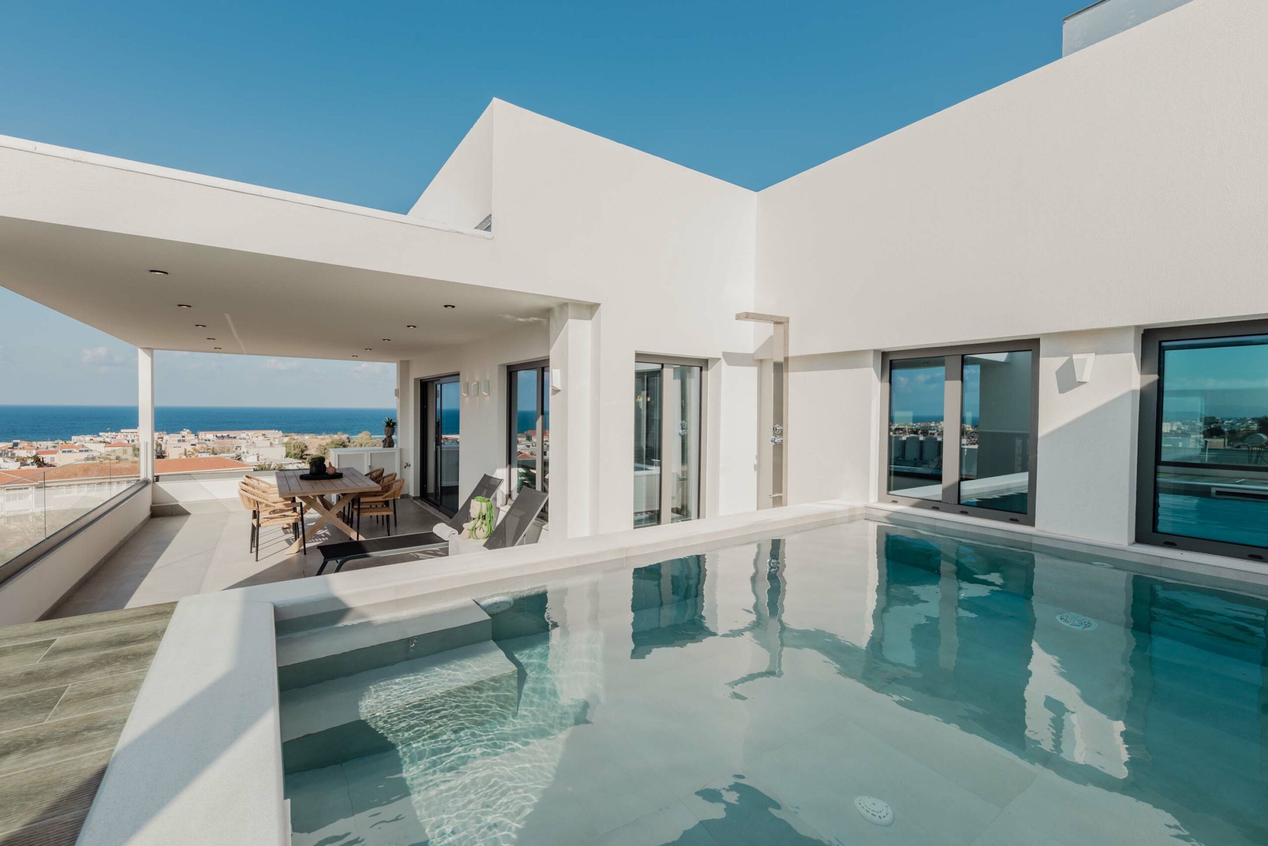 crete villas private pools