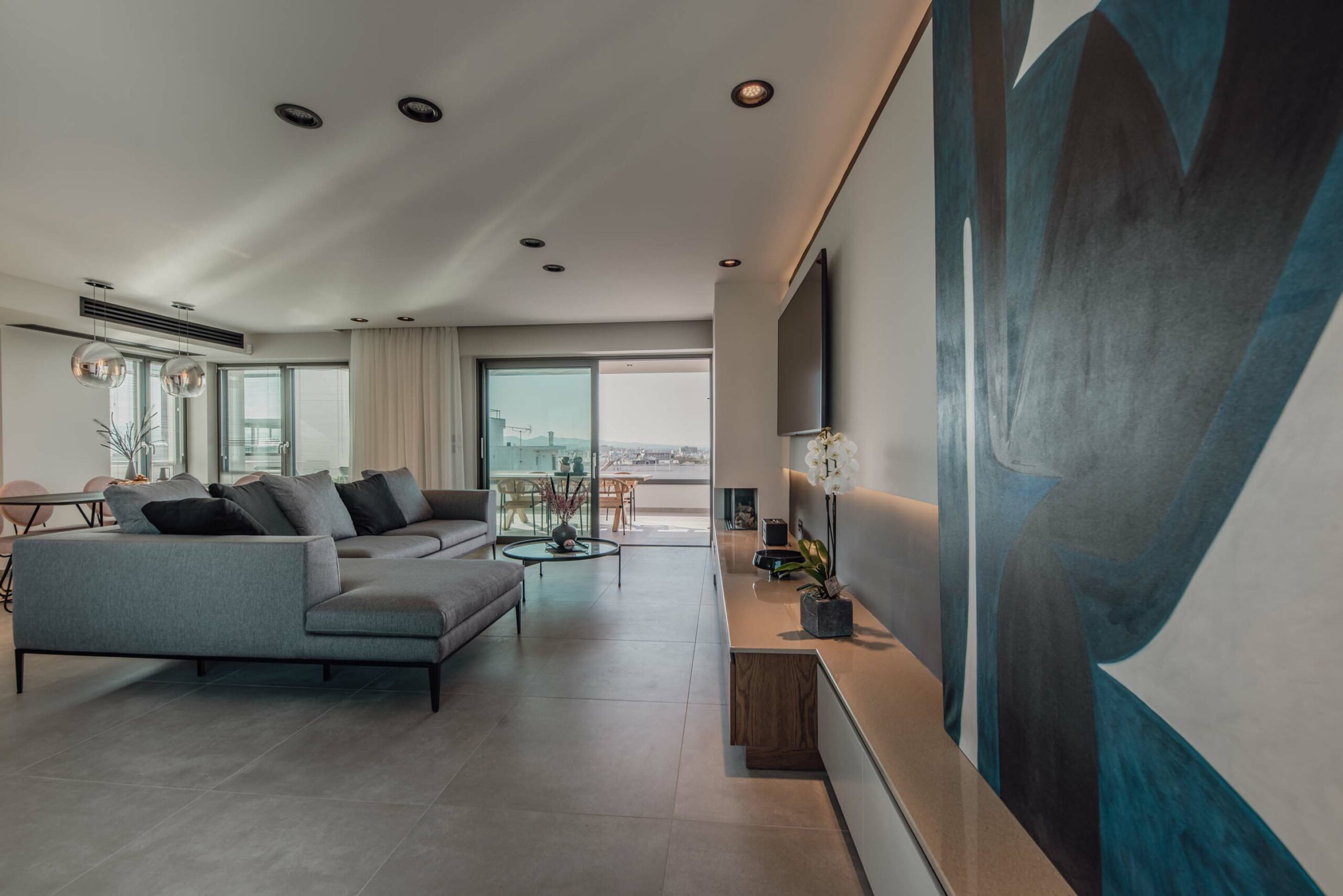 chania luxury penthouse lounge