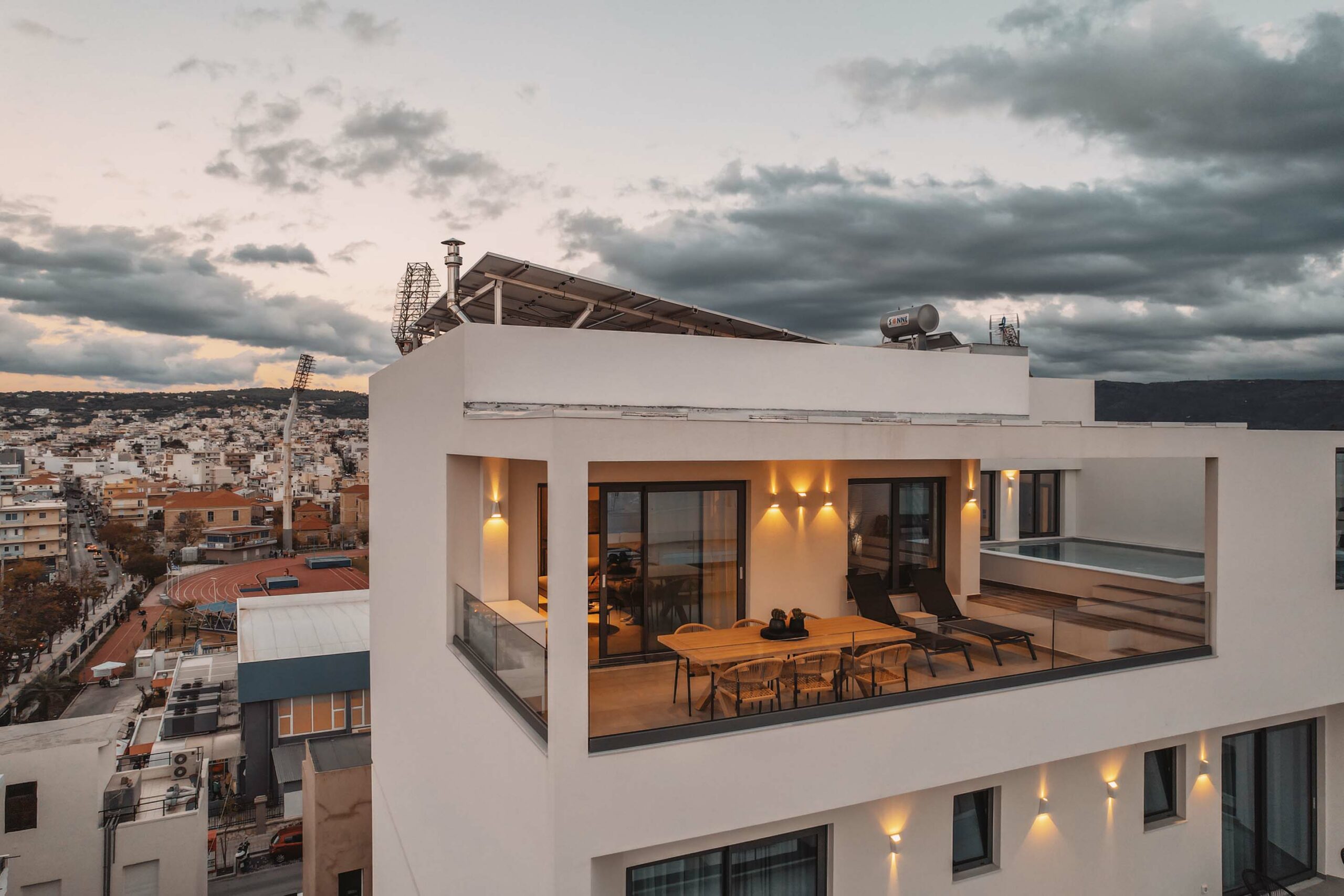 views chania luxury penthouse