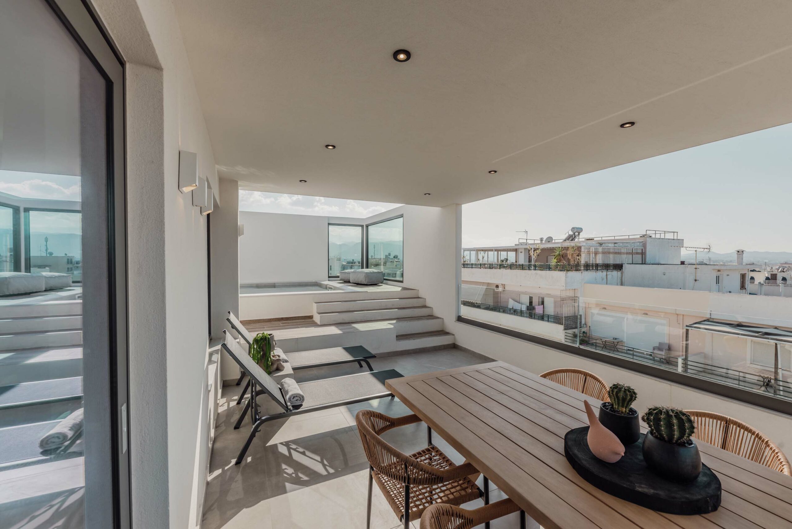 chania luxury penthouse views