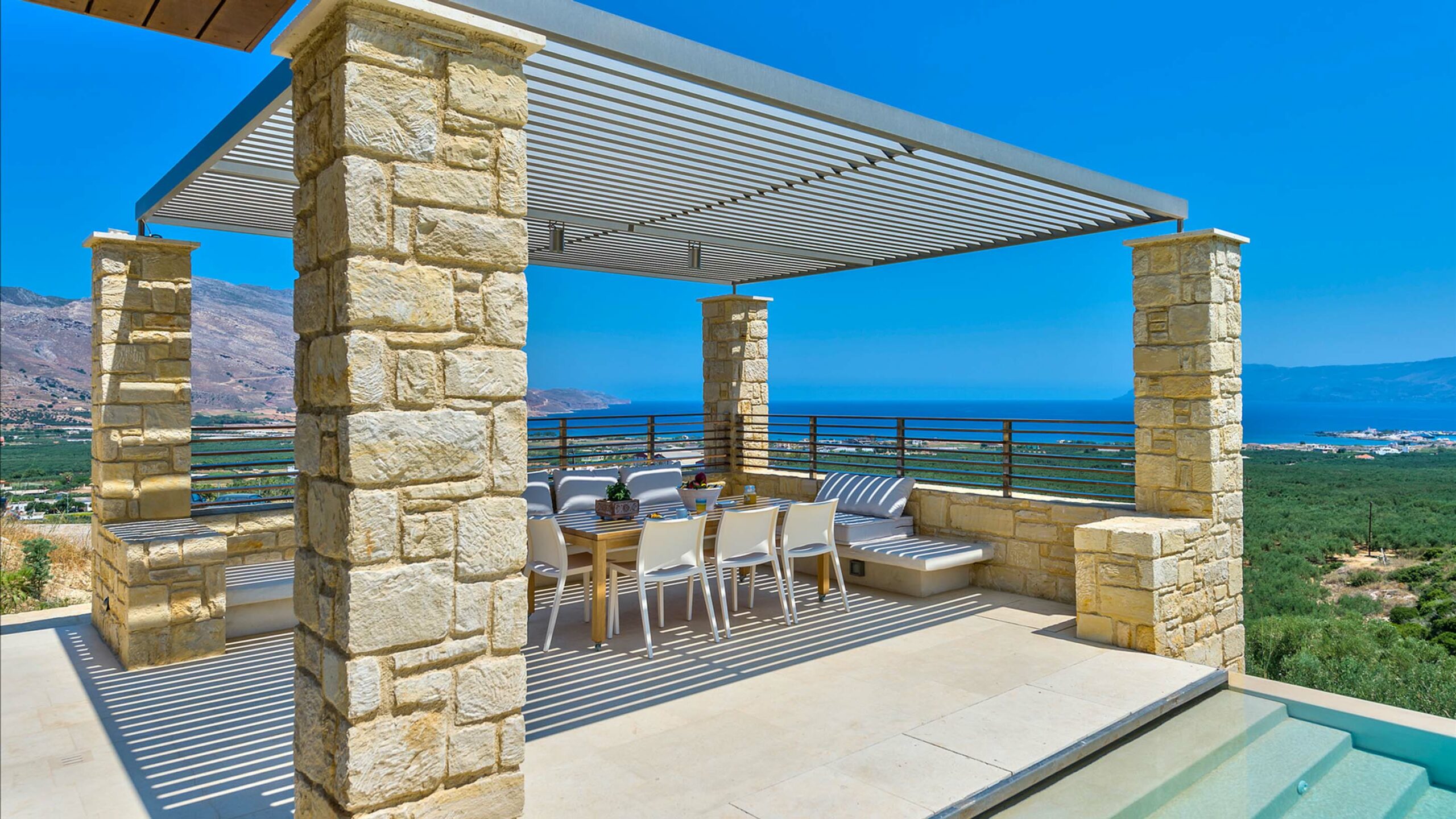 crete villas private pools