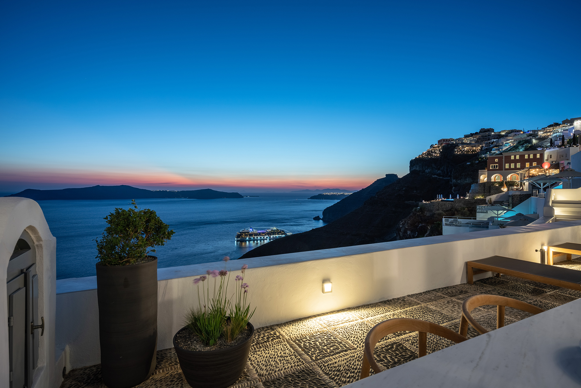 santorini villas fira private pools