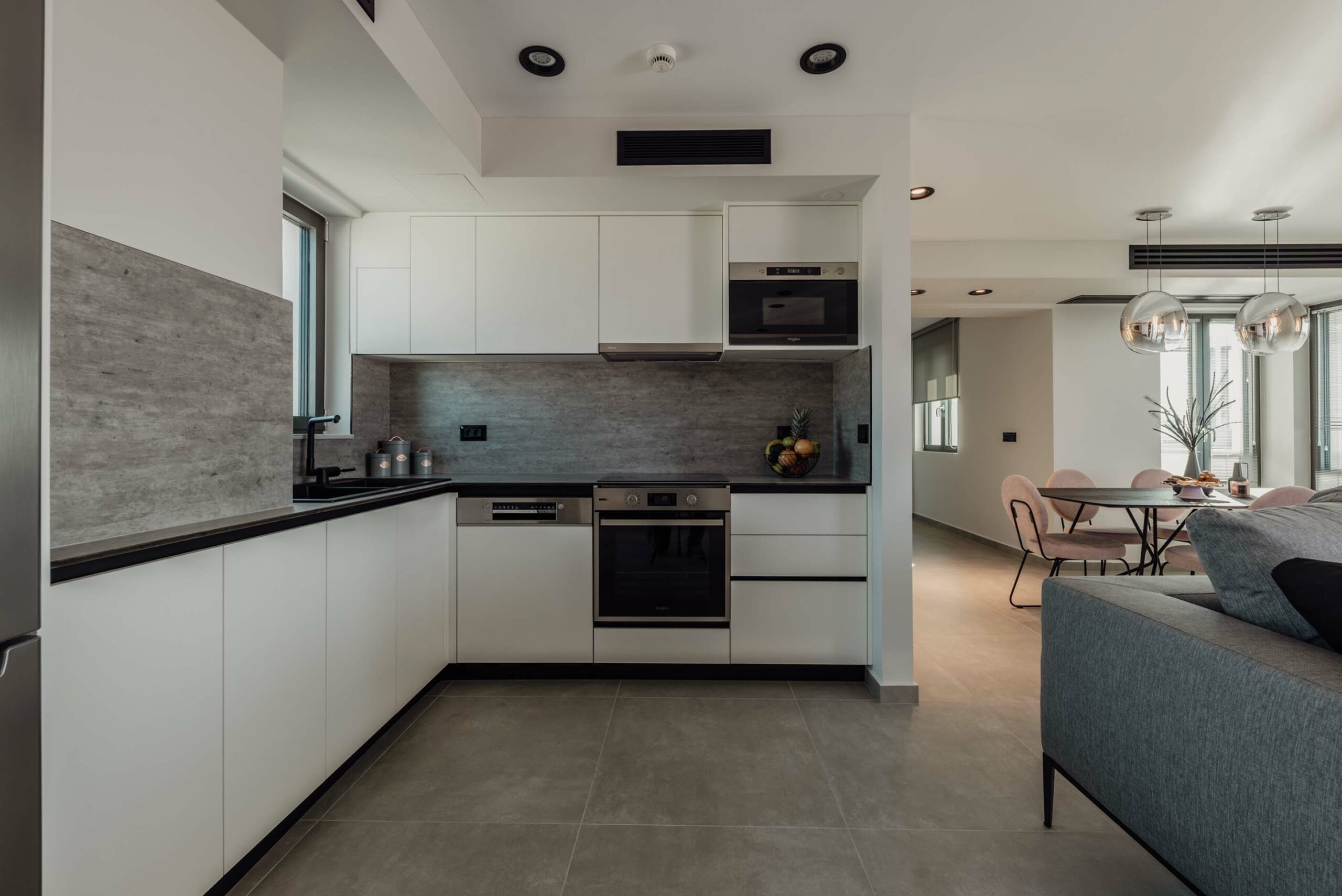 chania luxury penthouse kitchen