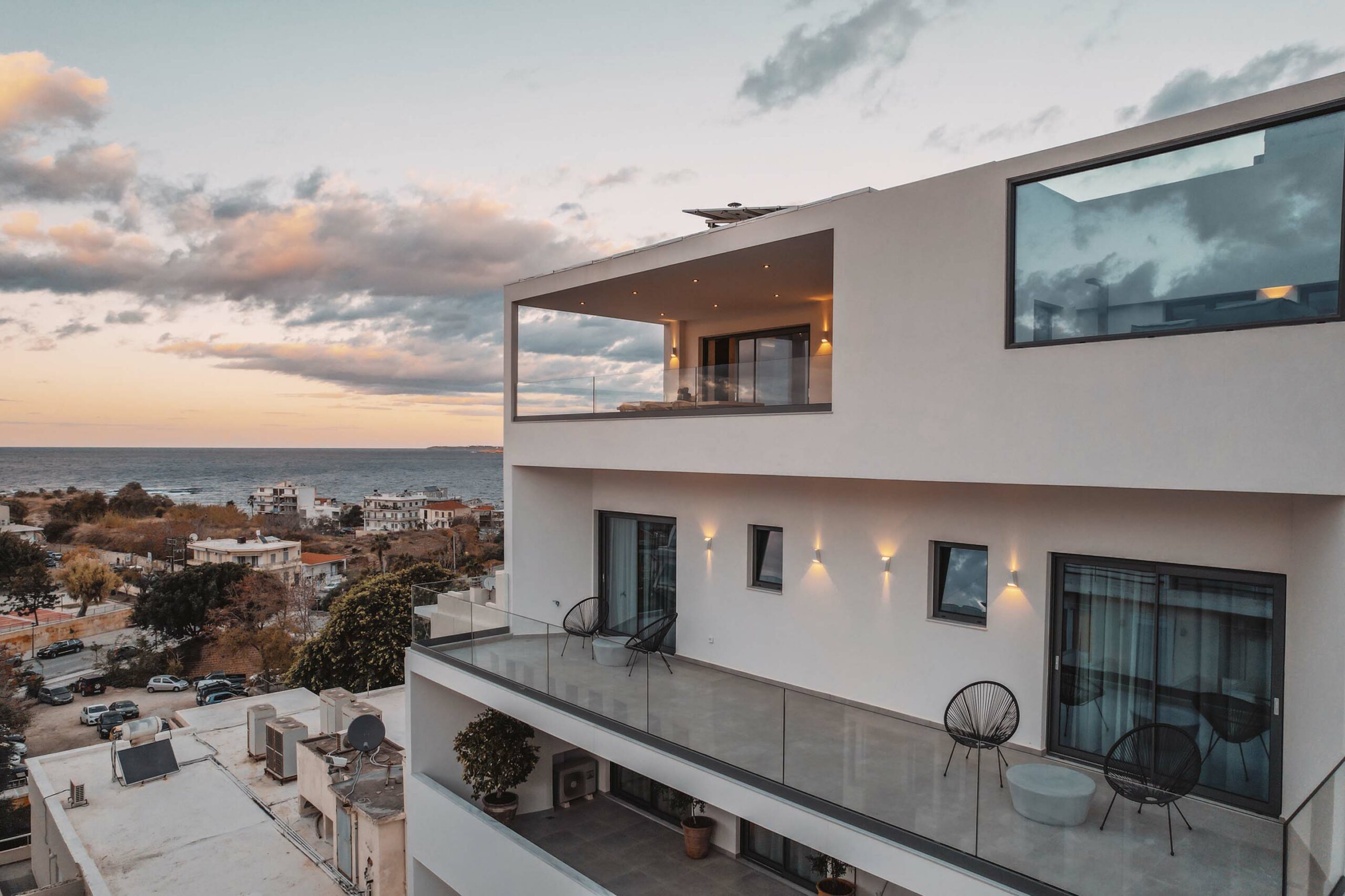 chania luxury penthouse views
