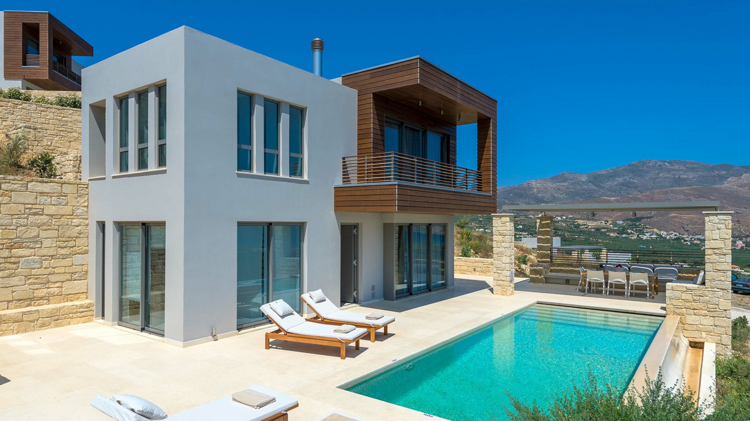crete villas with private pools