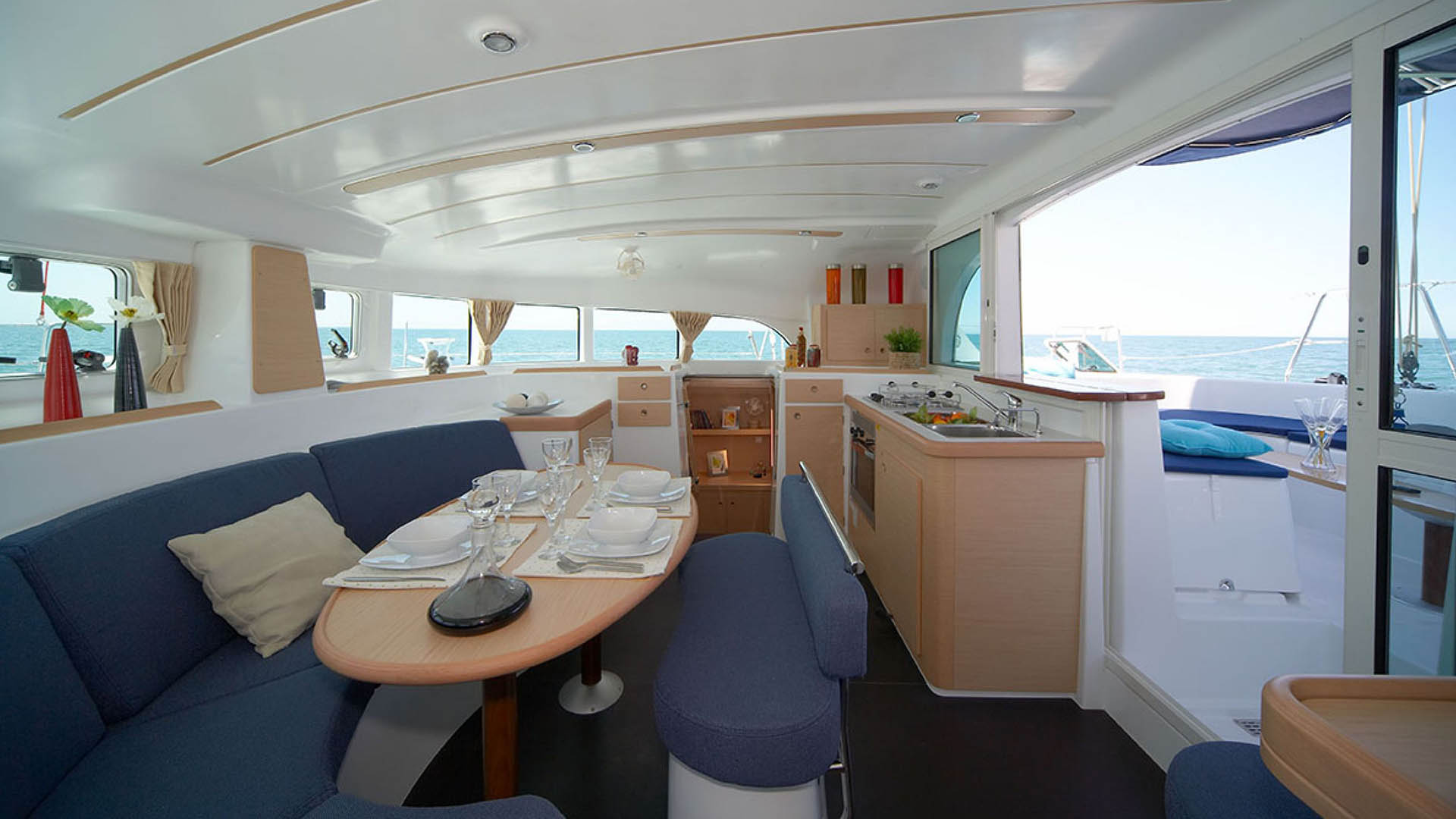 yacht charter santorini morning