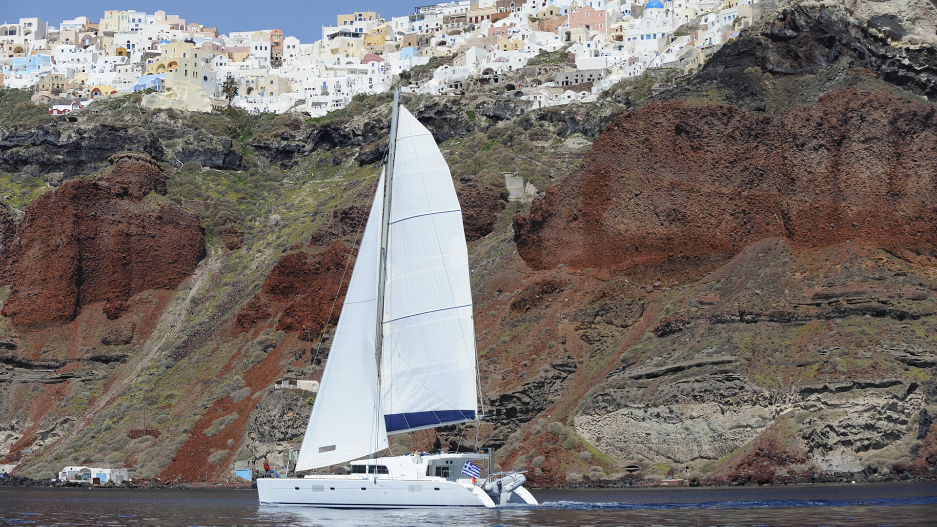 santorini sunset catamaran tours